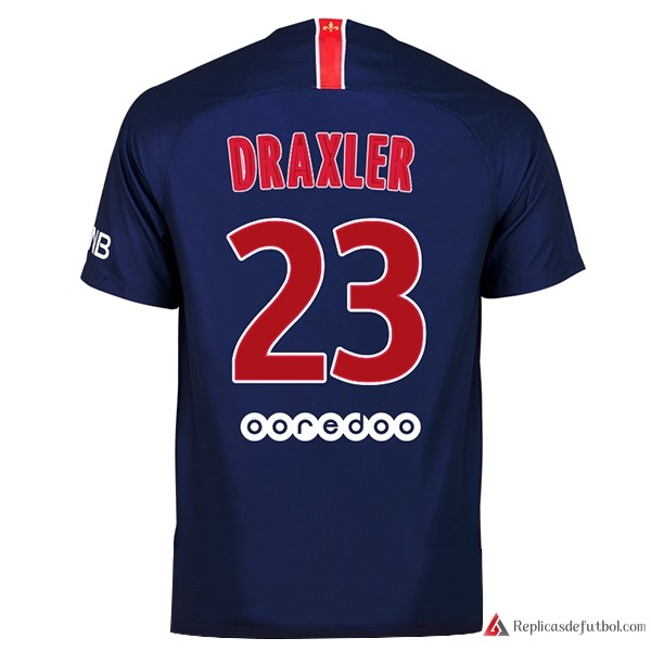 Camiseta Paris Saint Germain Primera equipación Draxler 2018-2019 Azul